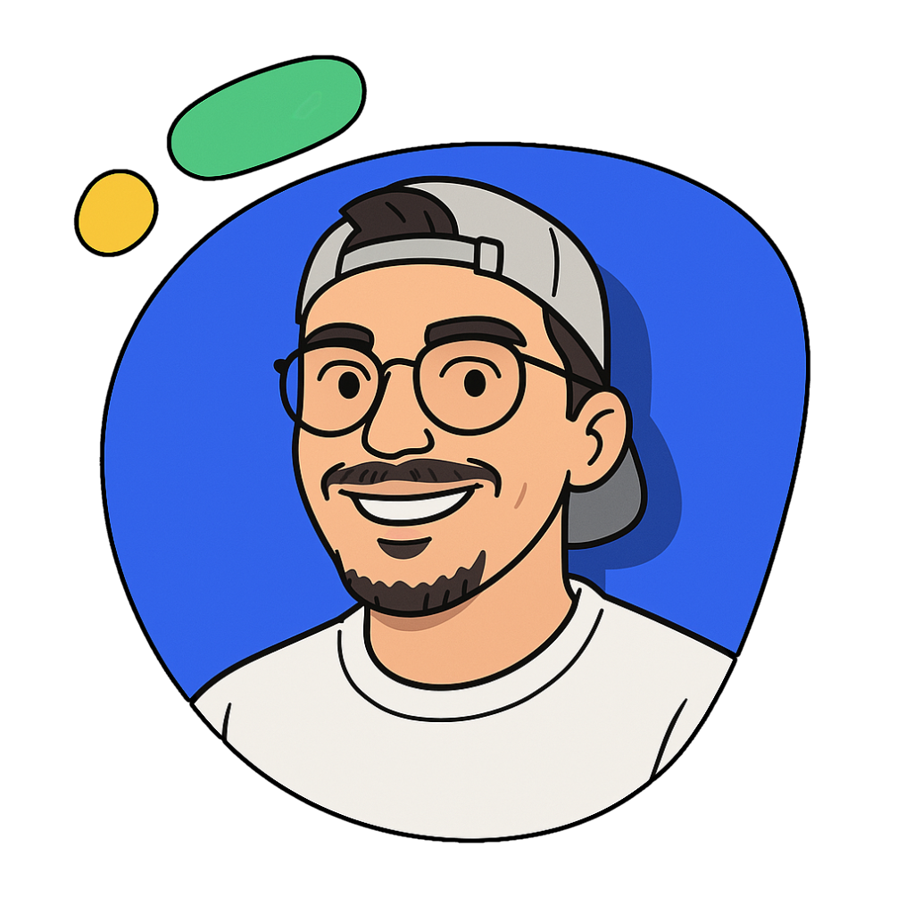 Imagem com fundo azul de Lucas Peixoto Desenvolvedor gerada por IA